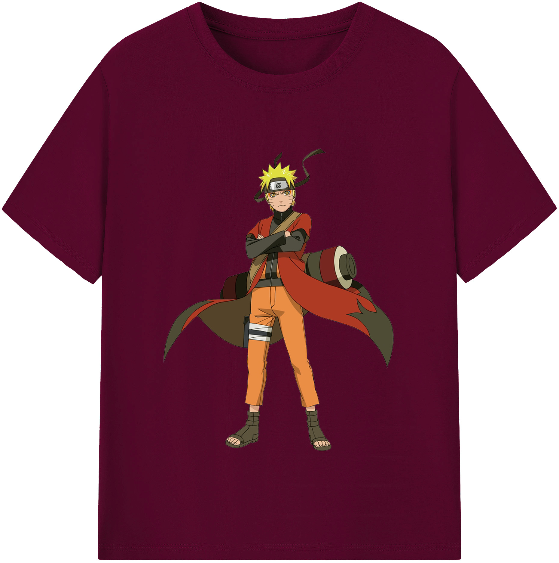 （画像用） NARUTO -ナルト- うずまき ナルト Uzumaki Naruto レディースカジュアルプリントTシャツ（綿100％）
